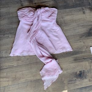VS Pixie Hopkins halter top OR strapless shirt